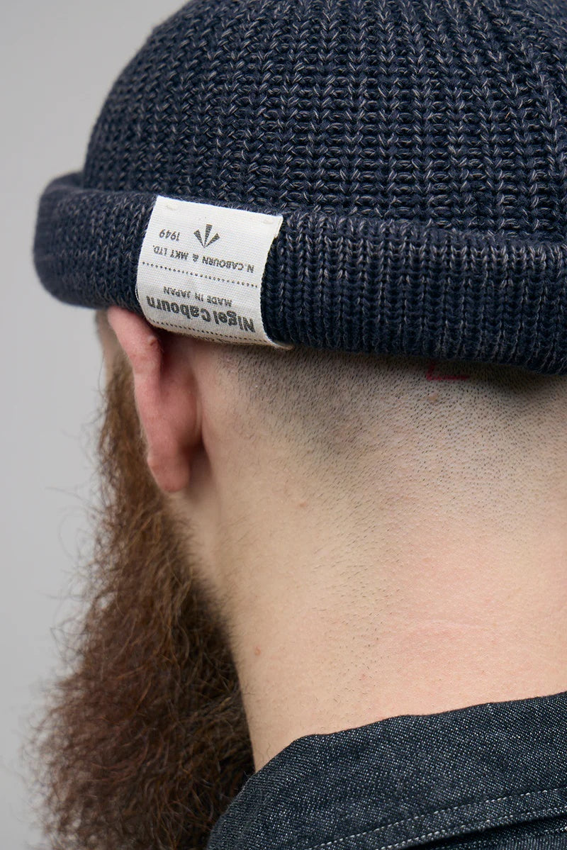 ◯ Nigel Cabourn - BEANIE COTTON - NAVY