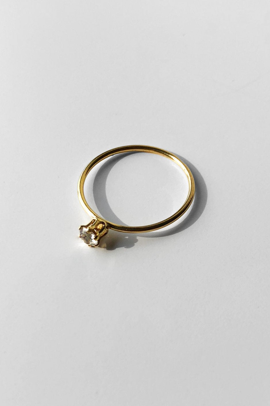 MERCERIE GRAIN D’AILE - 20th C. CUT GLASS Ring S - #10