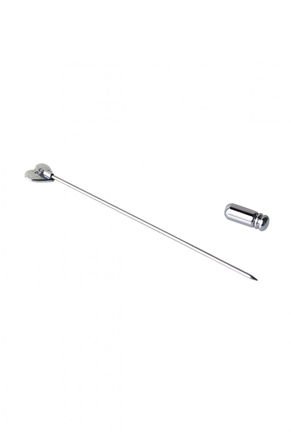 Porter Classic - CLASSICGENTLEMAN HEART PIN - SILVER