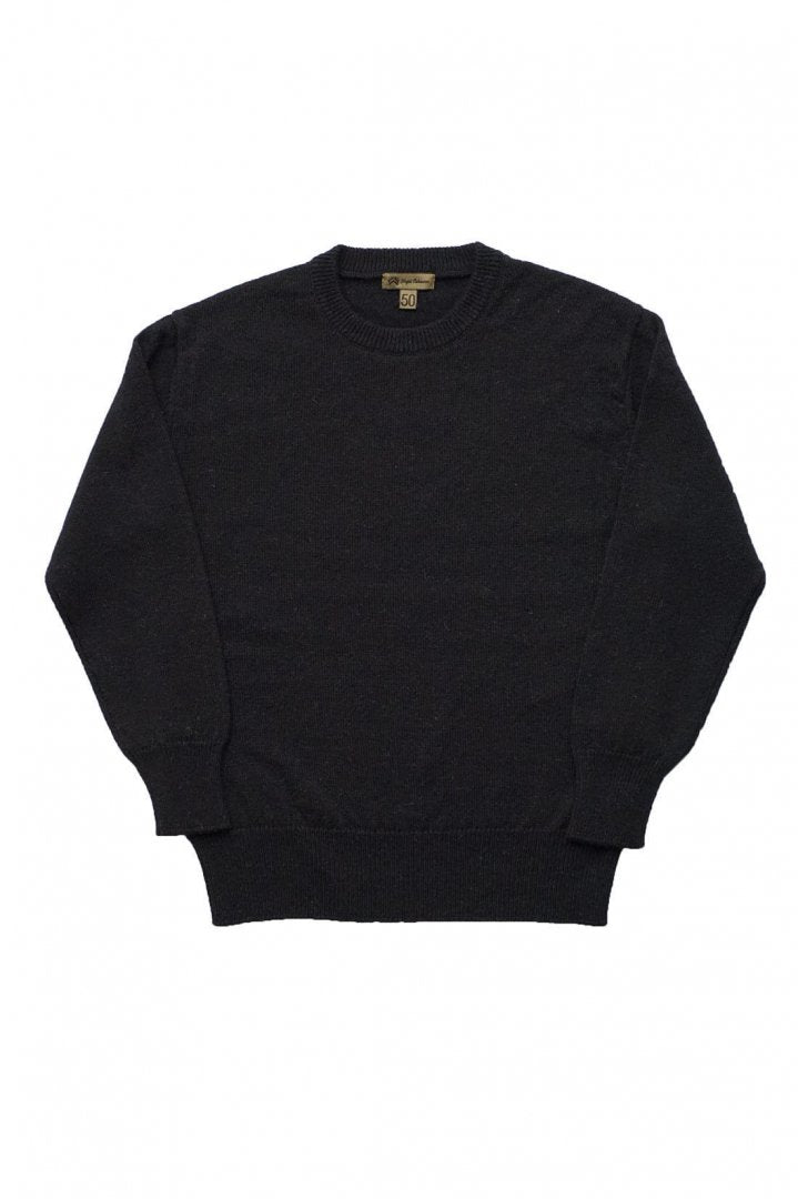 Nigel Cabourn - 40s CREW NECK SWEATER WASHABLE WOOL- NAVY