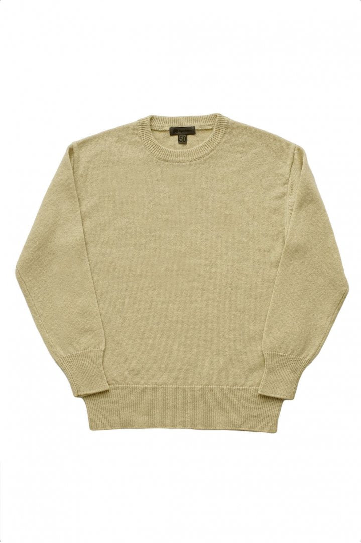 Nigel Cabourn - 40s CREW NECK SWEATER WASHABLE WOOL- IVORY