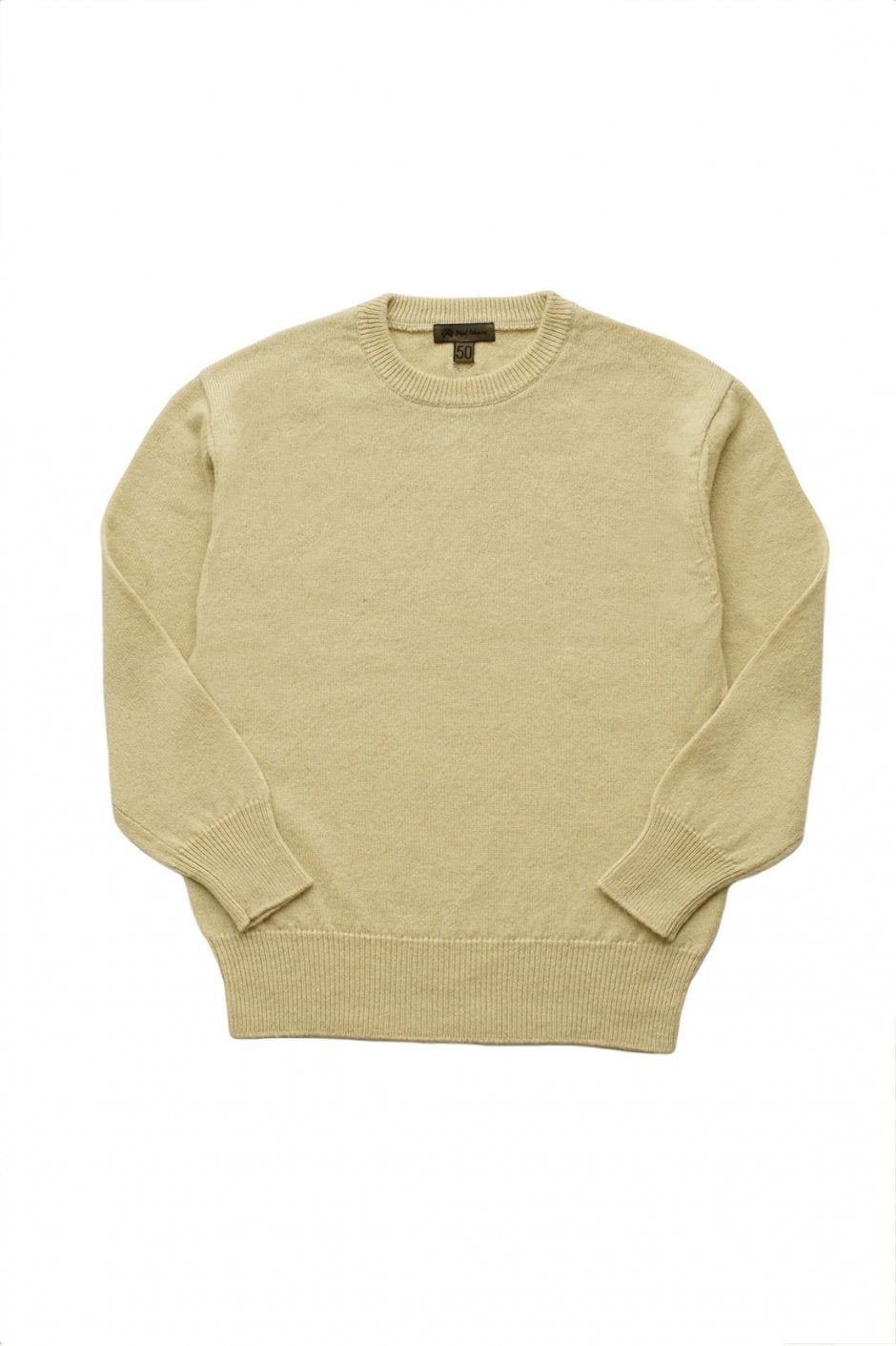Nigel Cabourn - 40s CREW NECK SWEATER WASHABLE WOOL- IVORY