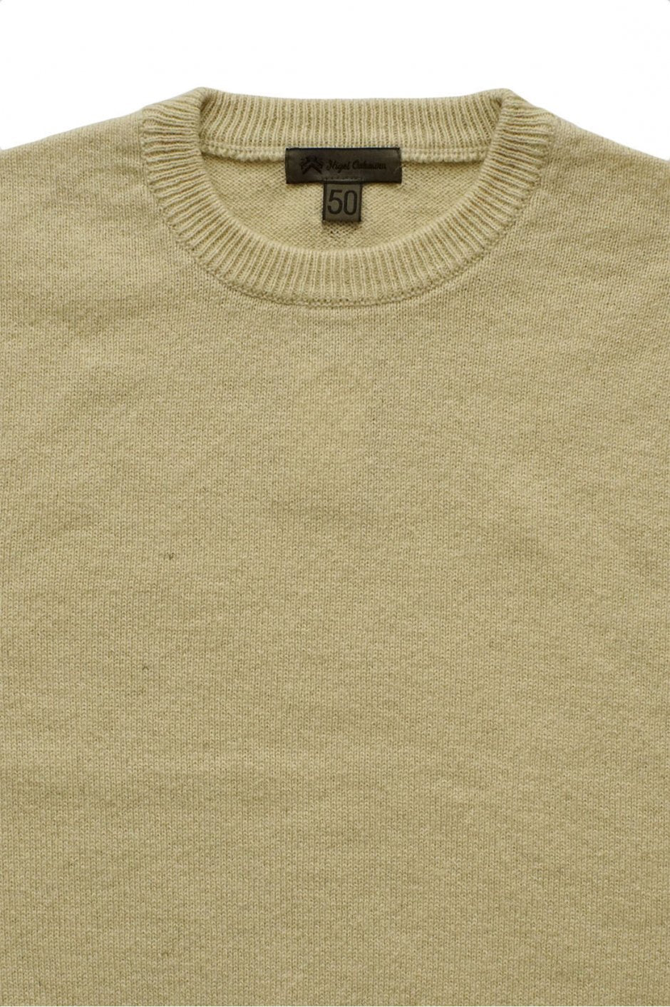 Nigel Cabourn - 40s CREW NECK SWEATER WASHABLE WOOL- IVORY
