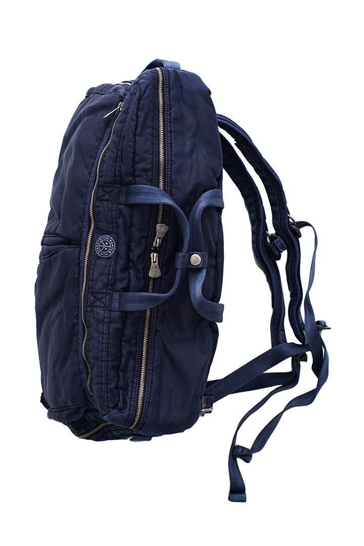 Porter Classic - MULTI CUSTOM SUPER NYLON 3WAY BRIEFCASE (L) - INDIGO BLUE