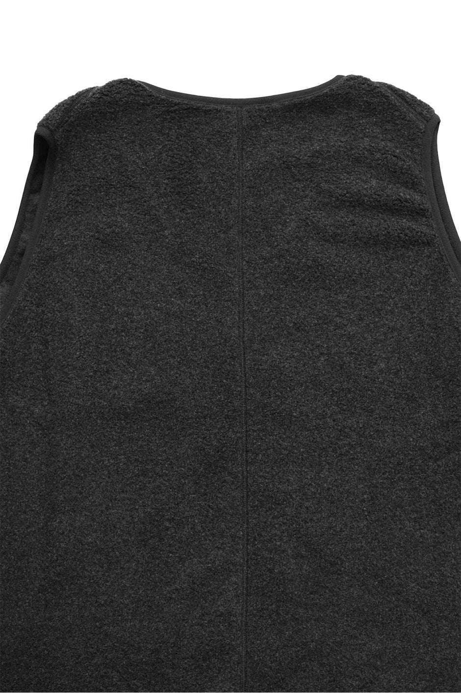 Porter Classic - CASHMERE PILE REVERSIBLE VEST - GRAY