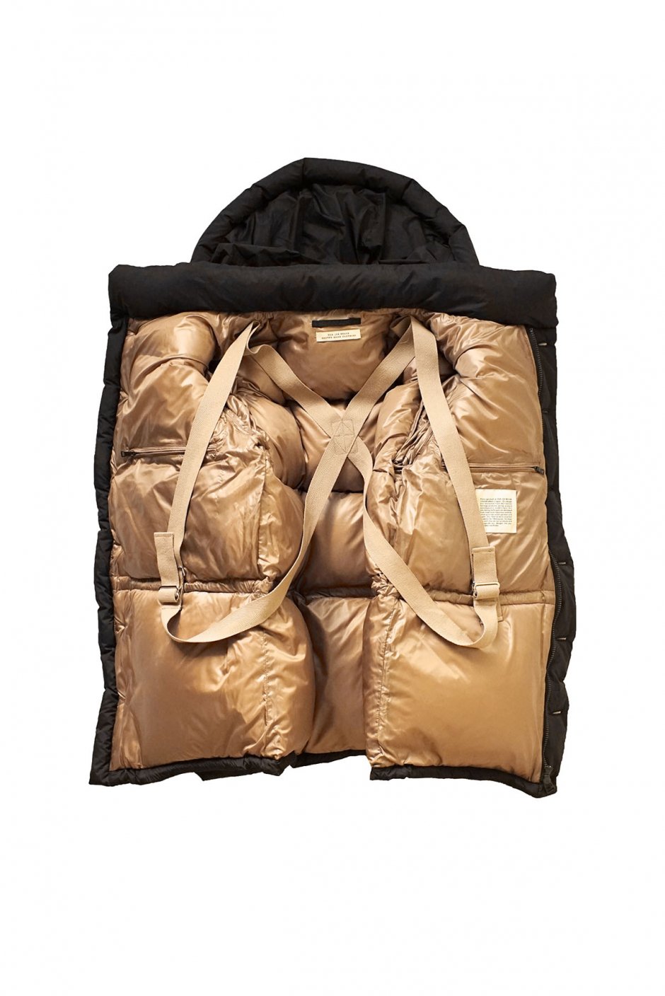 OLD JOE - WAIST GATHERING MOUNTAINEERING PARKA - BLACK