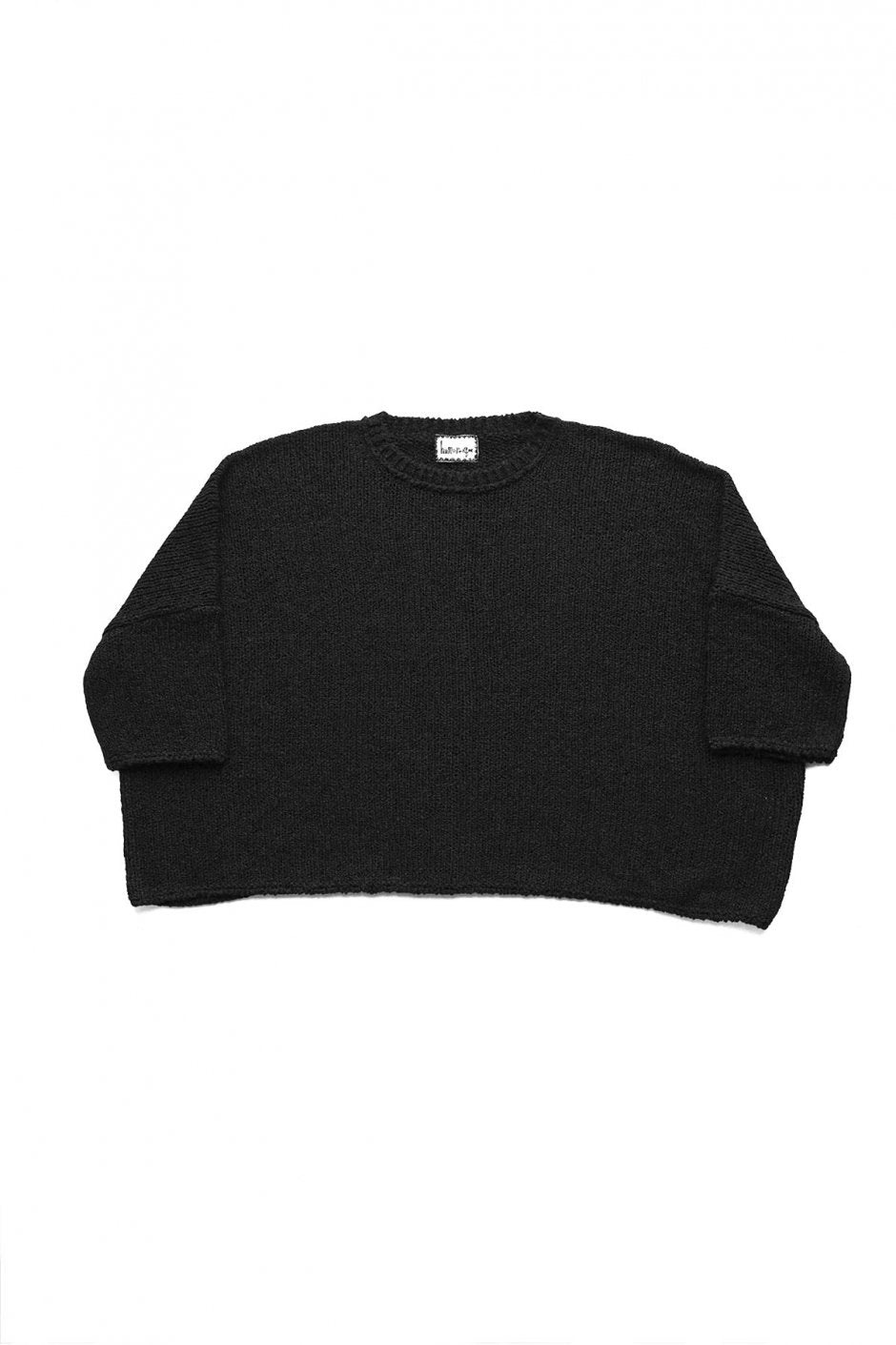 humoresque - BIG SHAPE KNIT - BLACK