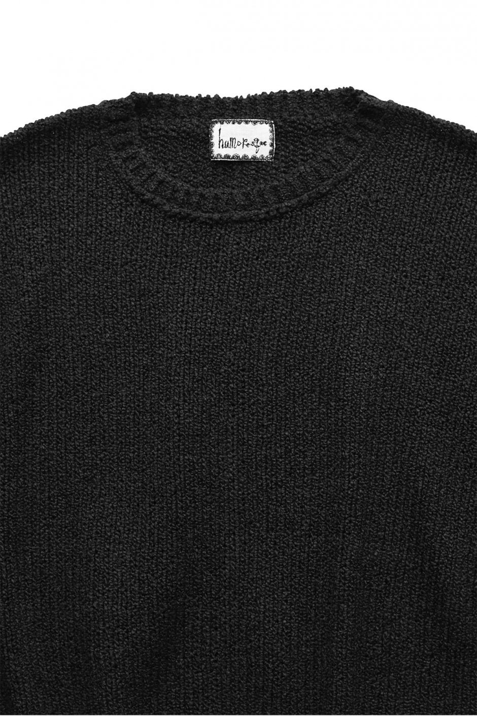 humoresque - BIG SHAPE KNIT - BLACK