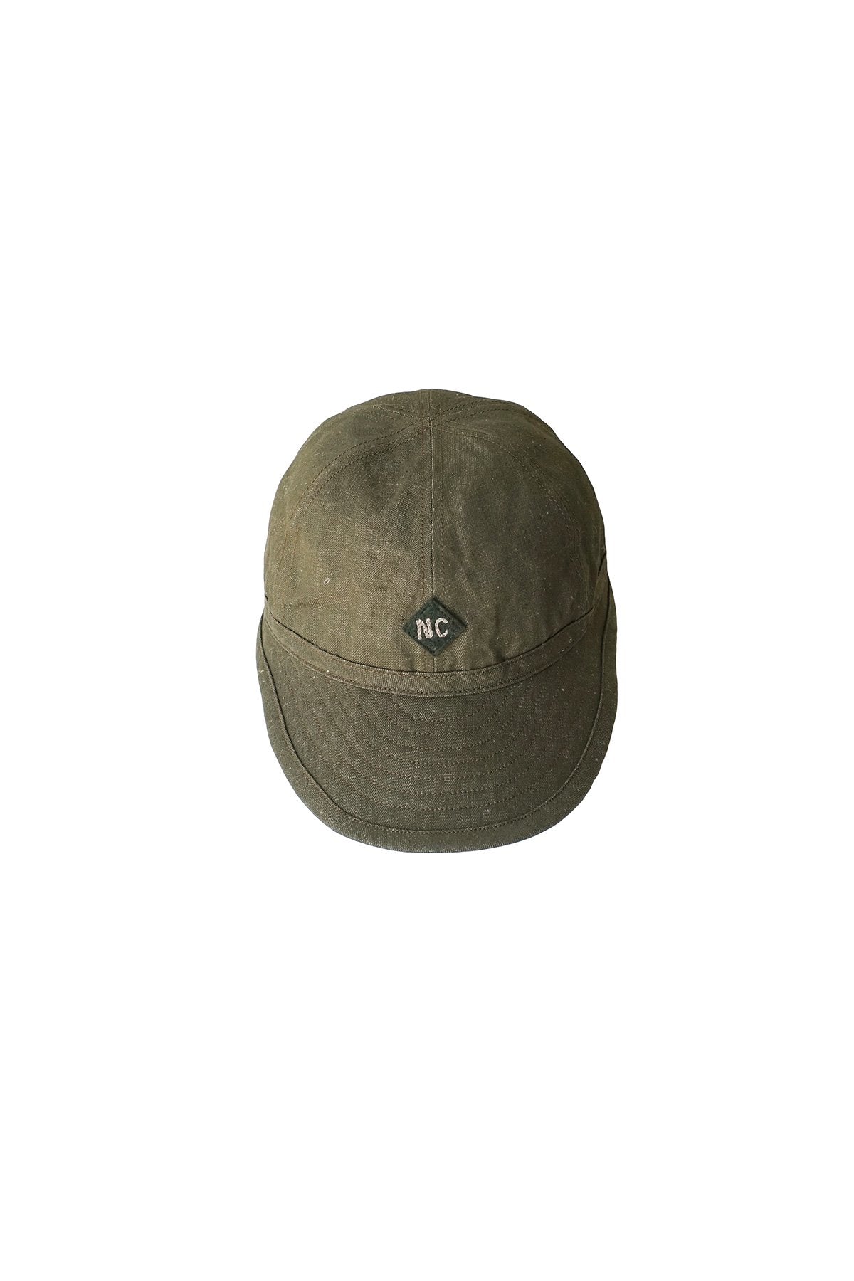 Nigel Cabourn - BASIC CAP C/L DENIM -OLIVE