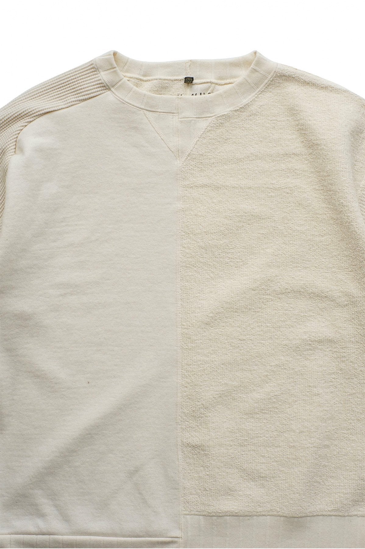Nigel Cabourn - ARMY CREW JERSEY HALF SLEEVE - IVORY