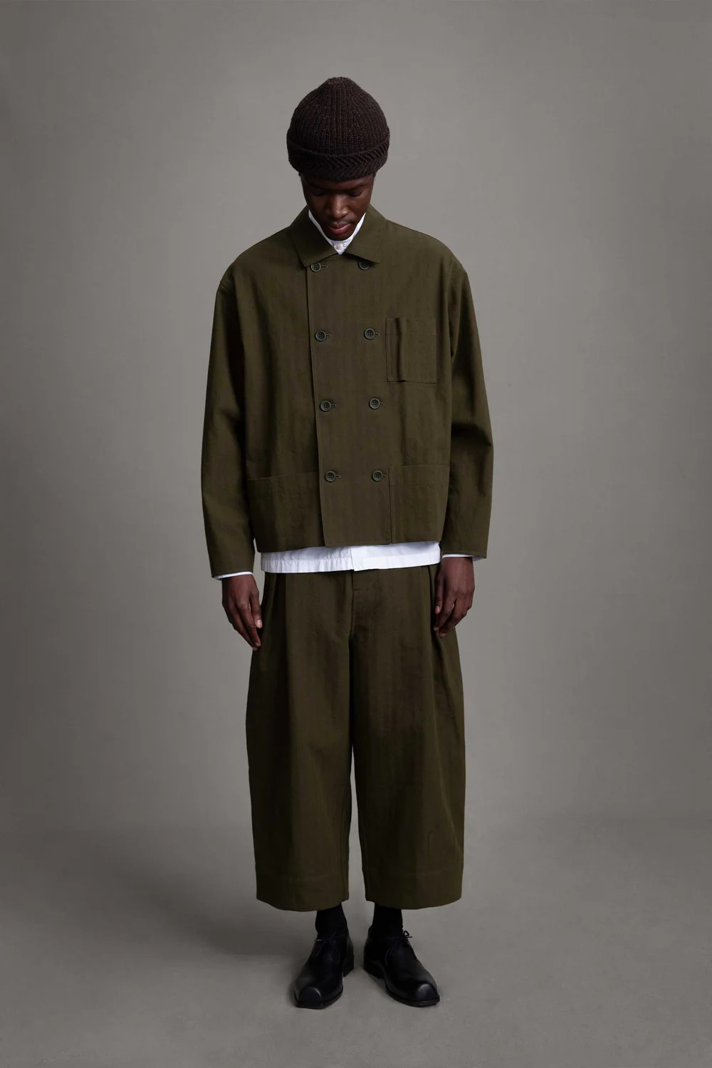 toogood - THE COOK JACKET HERRINGBONE SUITING - HEATH