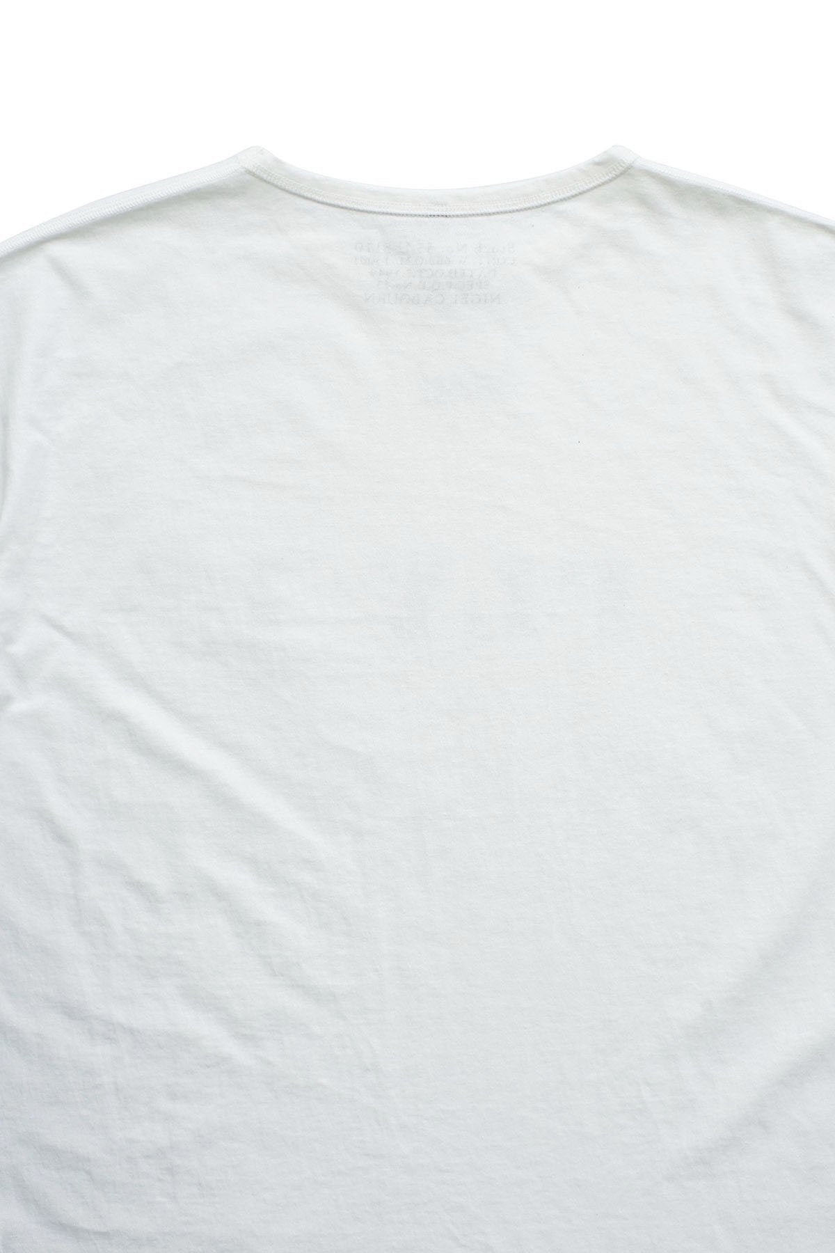 Nigel Cabourn - 40s US NAVY T-SHIRT - WHITE