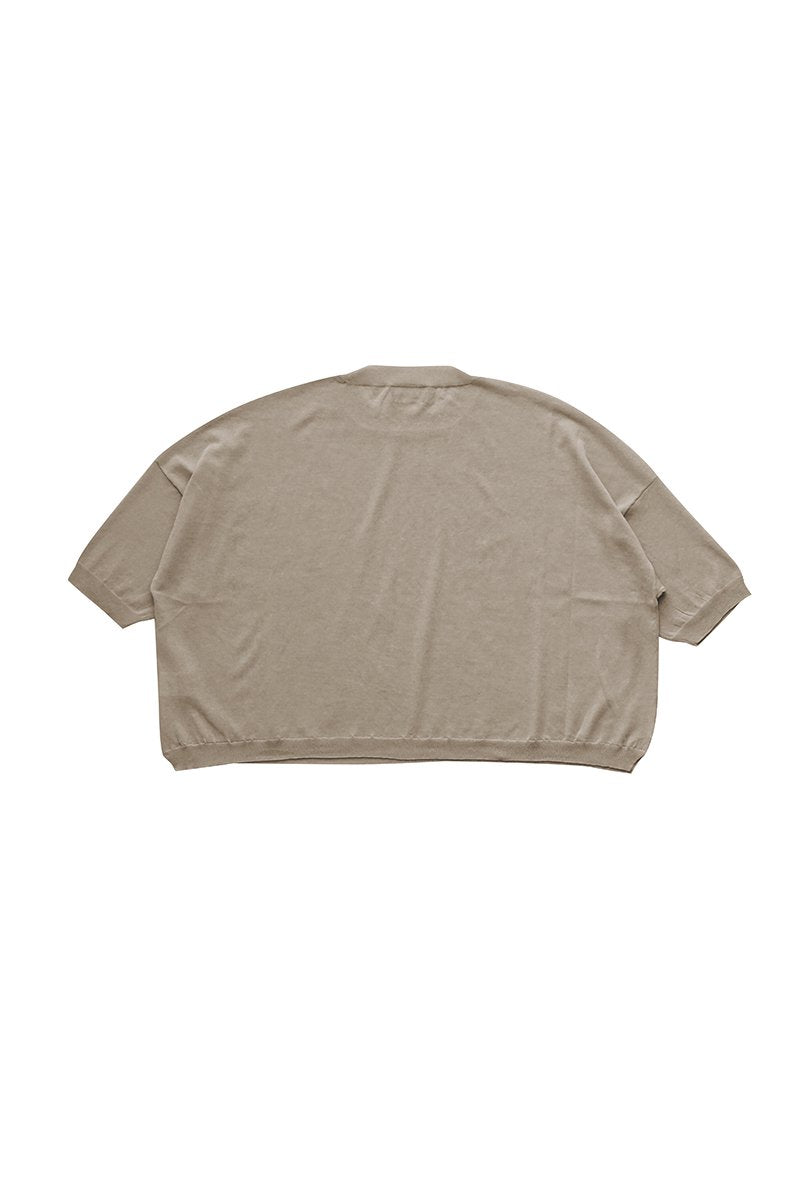 humoresque - CREWNECK KNIT - GRAY BEIGE