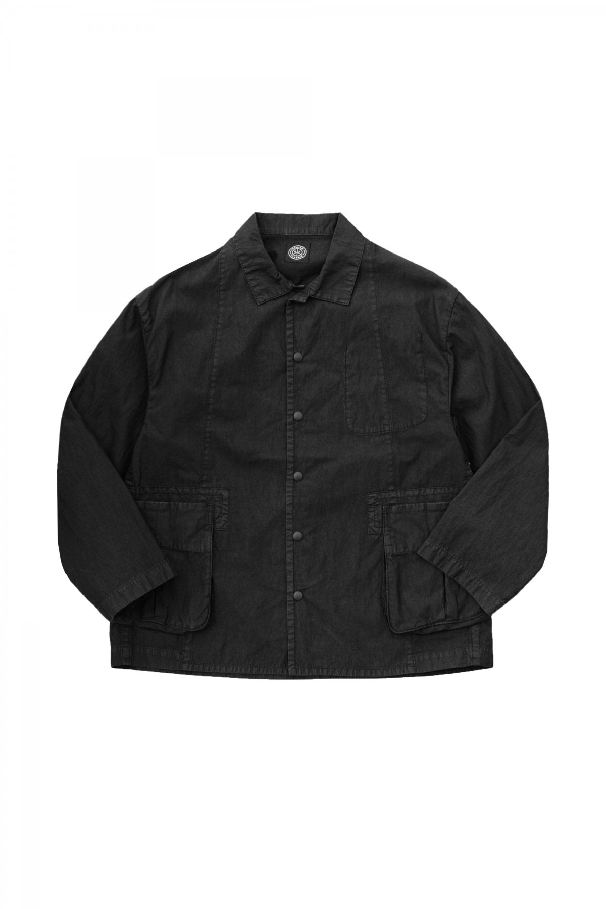 Porter Classic - POPLIN MIL-SHIRT JACKET - BLACK