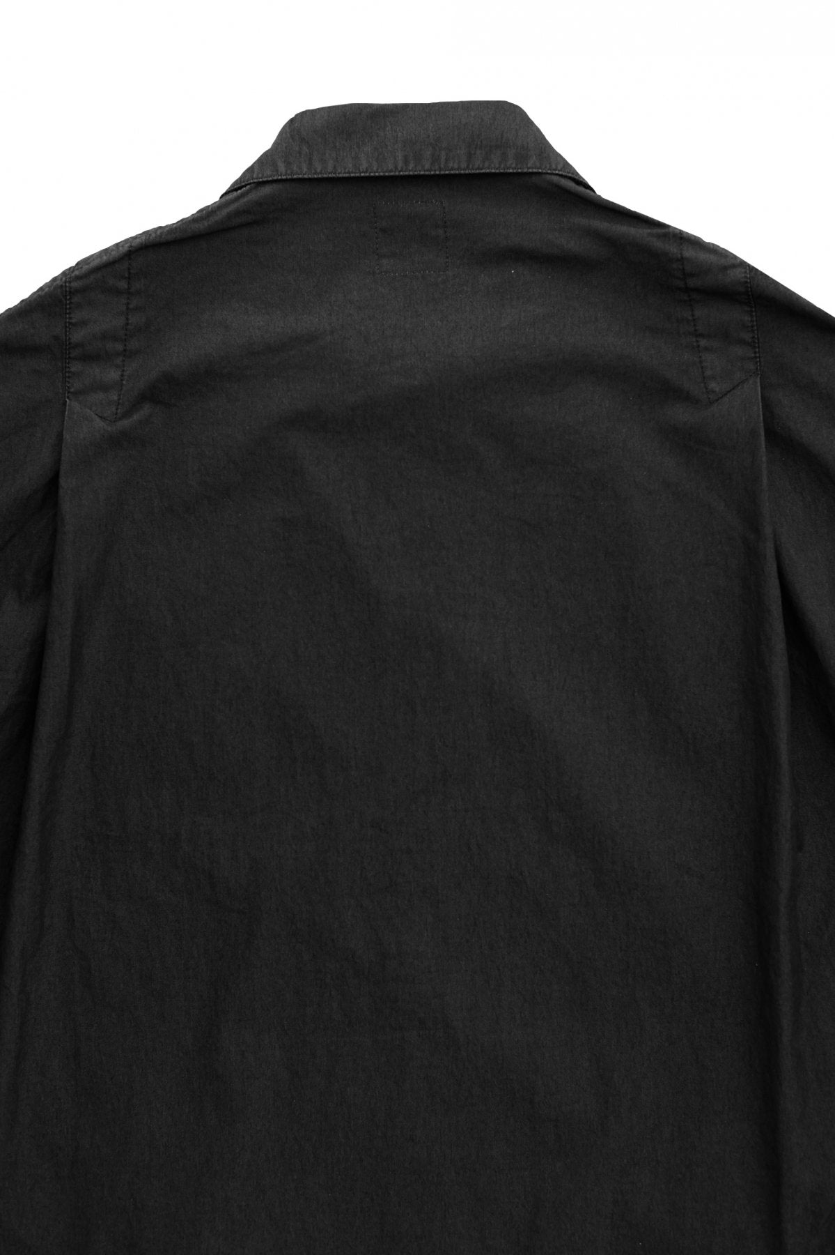 Porter Classic - POPLIN MIL-SHIRT JACKET - BLACK