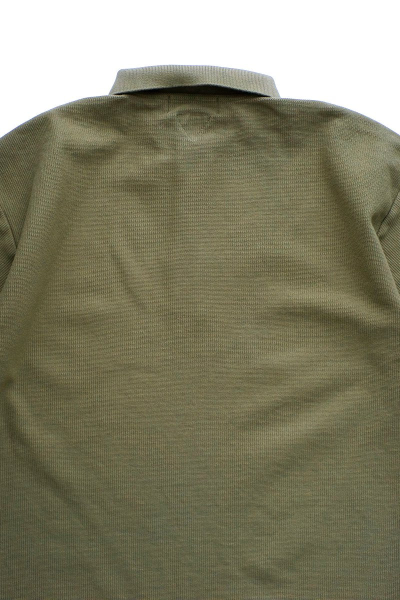 Nigel Cabourn - BIG POLO SHIRT - OLIVE