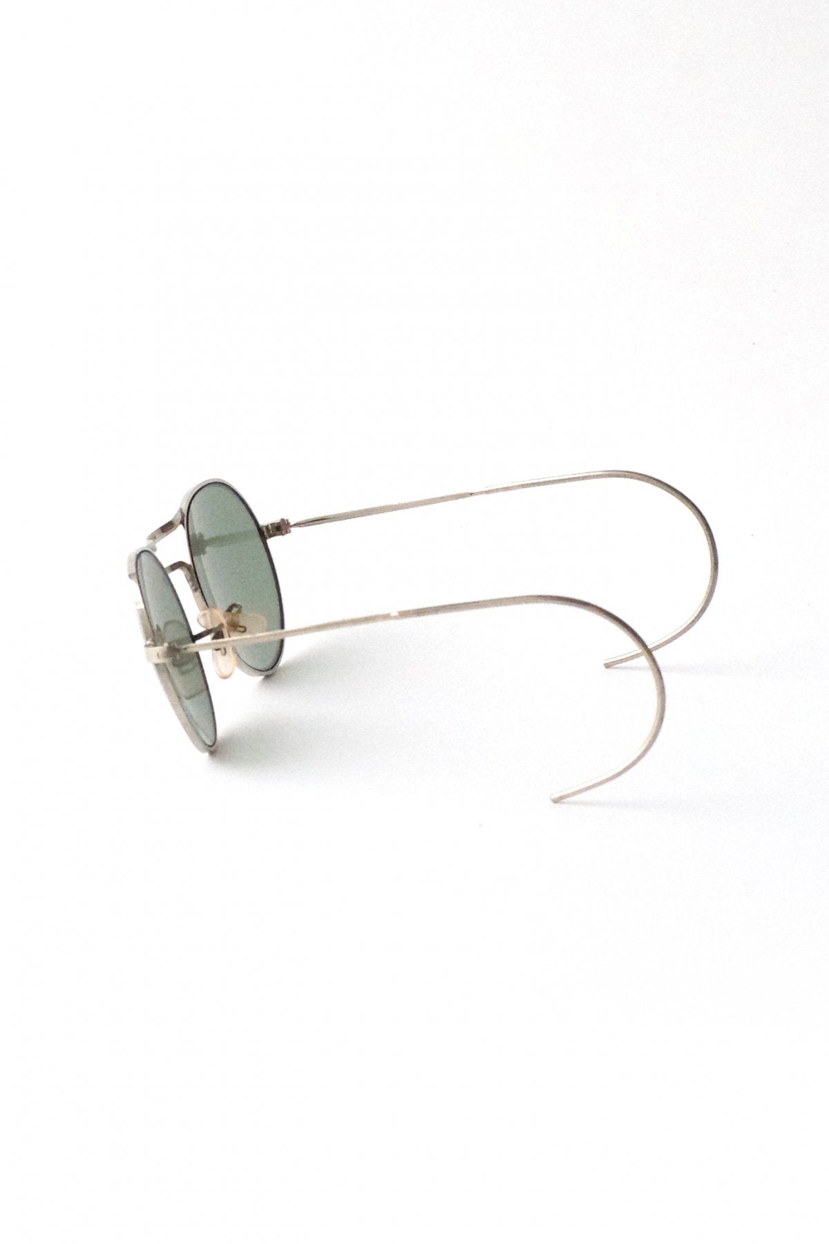 1940s BRITISH AMERICAN OPTICAL WW2 ROYAL AIR FORCE ROUND AVIATOR SUNGLASS - OPT-301