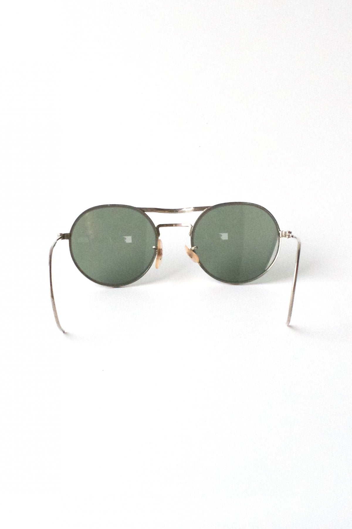 1940s BRITISH AMERICAN OPTICAL WW2 ROYAL AIR FORCE ROUND AVIATOR SUNGLASS - OPT-301
