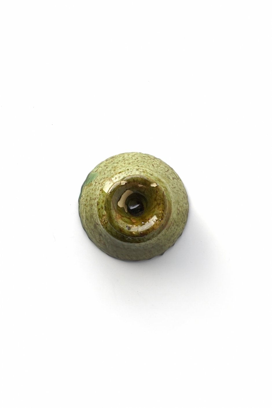 MOROCCO - TAMEGROUTE POTTERY COMPOTE DISH (S) - Yellow