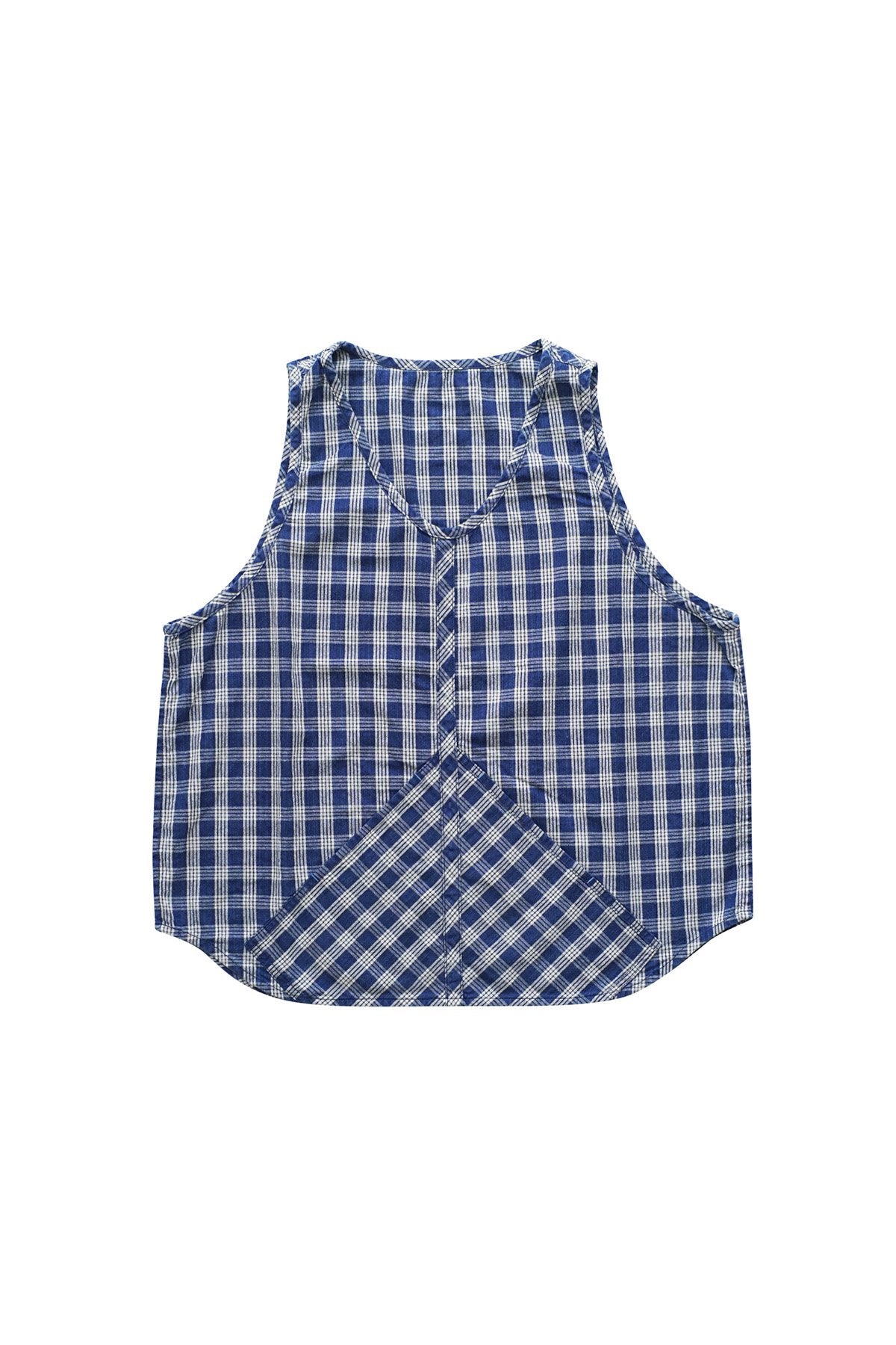 Porter Classic - PALAKA PULLOVER VEST - INDIGO