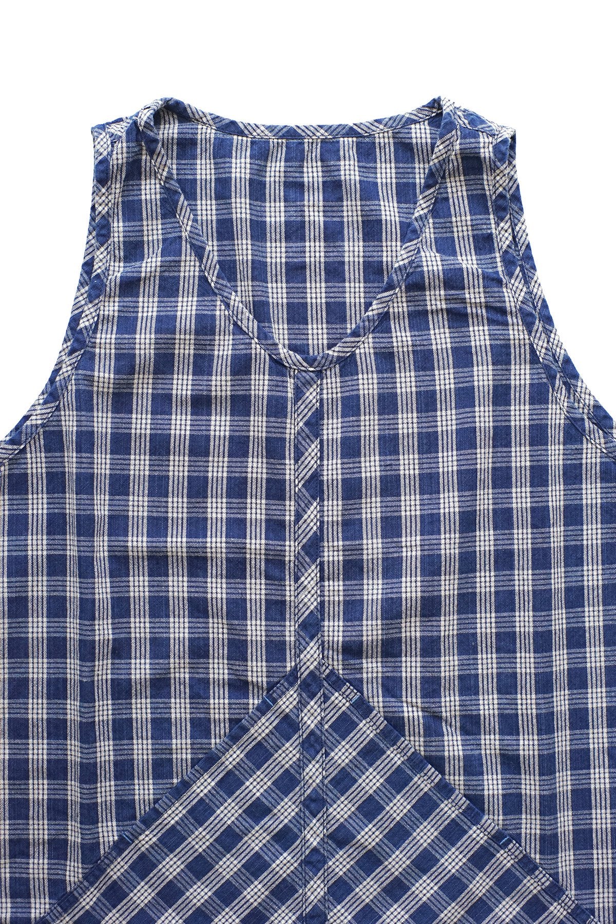 Porter Classic - PALAKA PULLOVER VEST - INDIGO