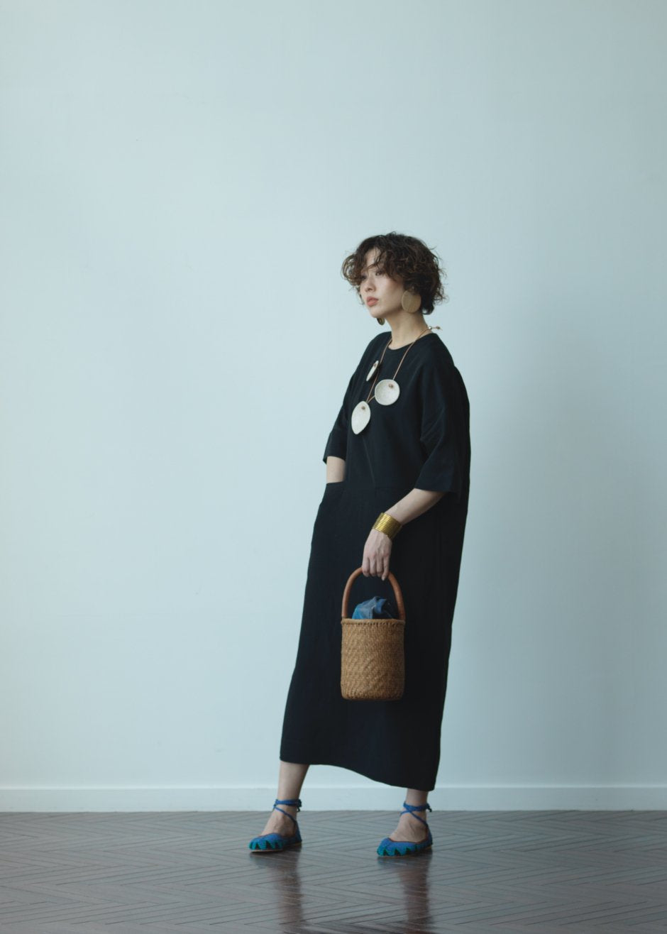 humoresque - PLAIN DRESS - BLACK