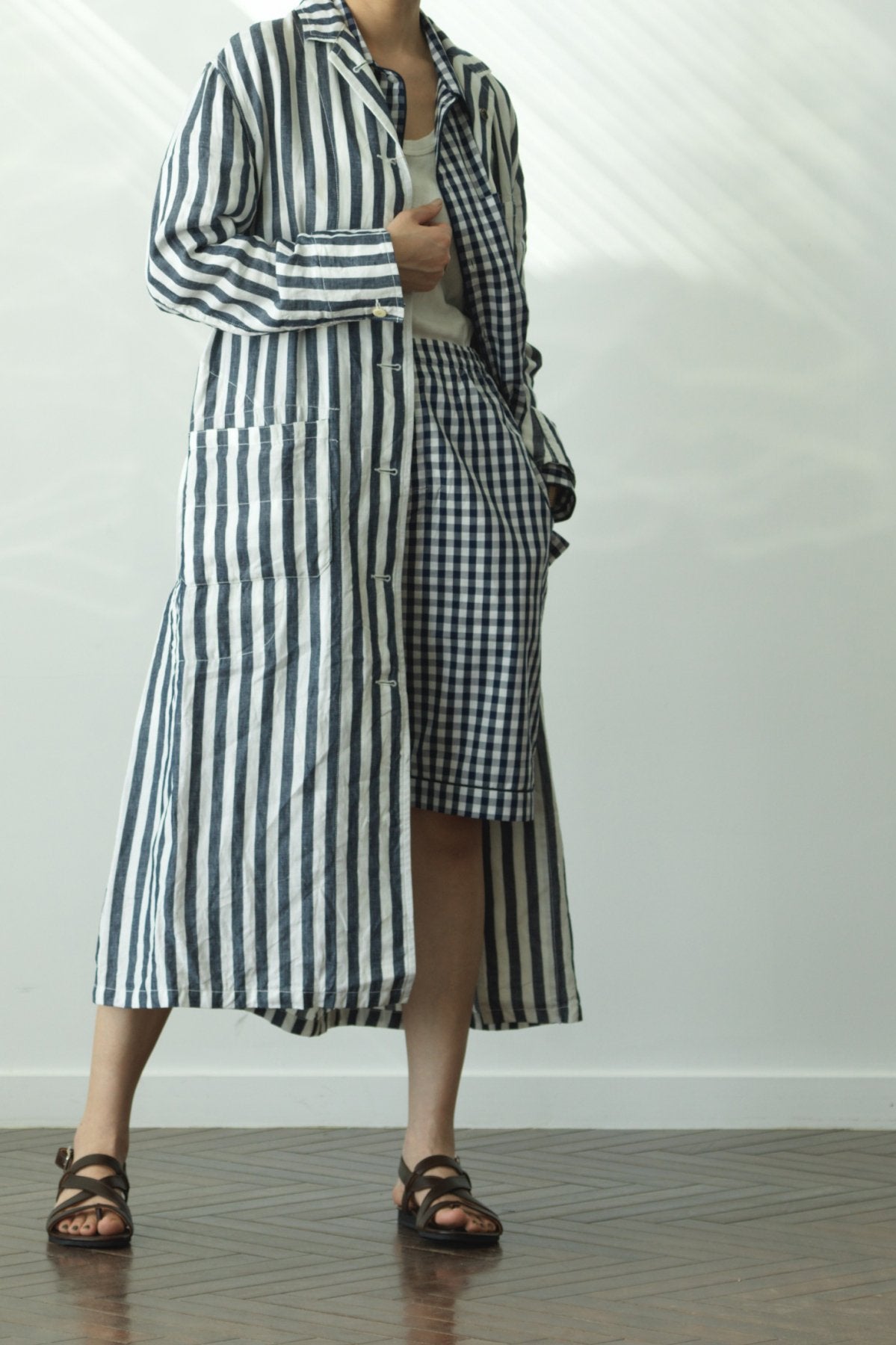 OLD JOE - NARROW GRUKHA SANDALE - BLACK KUDU LEATHER