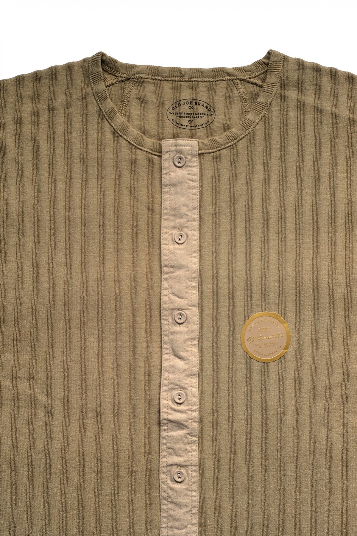 OLD JOE - DROP NEEDLE RIBBED UNDER SHIRTS - SAHARA