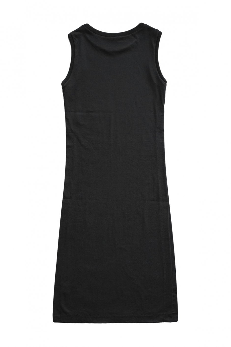 humoresque - LONG SLIT DRESS - DARK GRAY