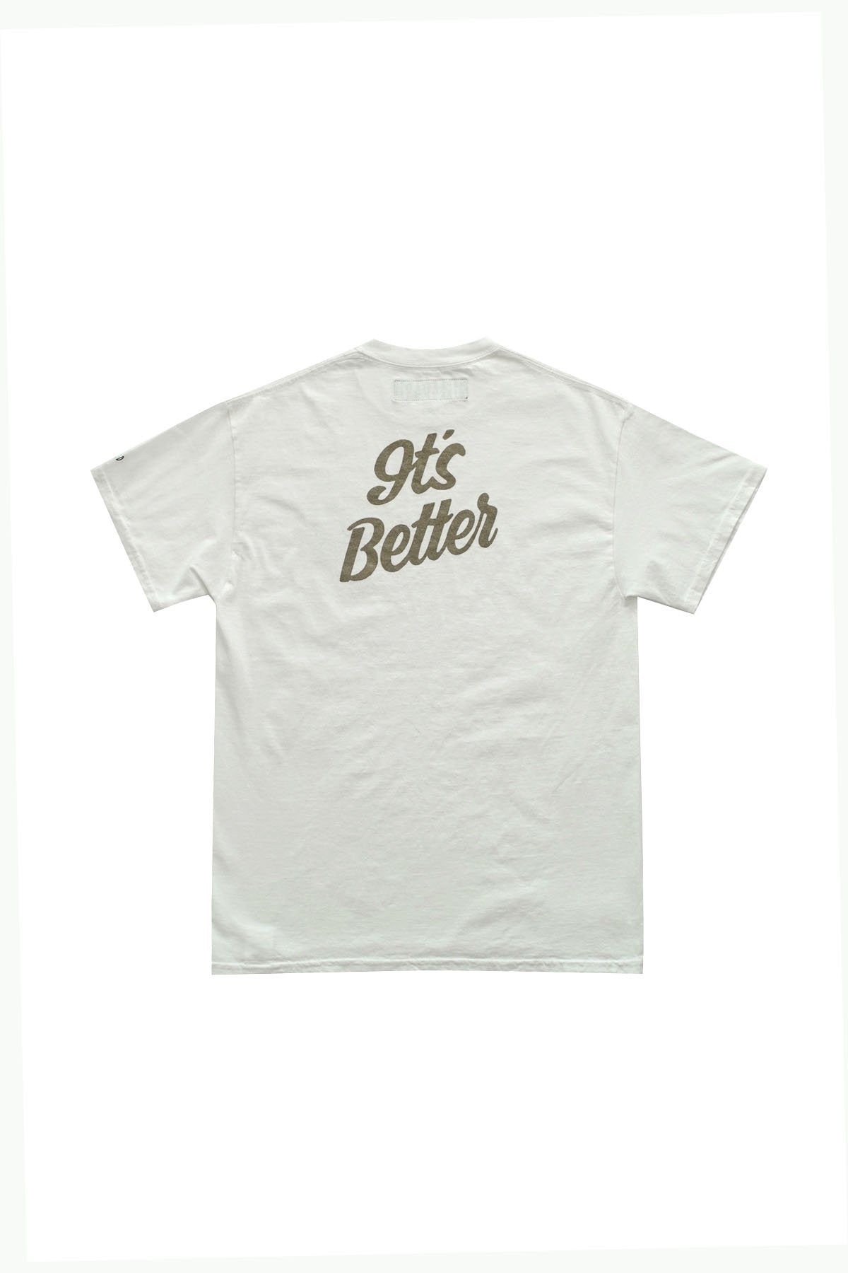 BILLBOARD - PRINT T-SHIRTS "GOLDEN BROWN" - WHITE