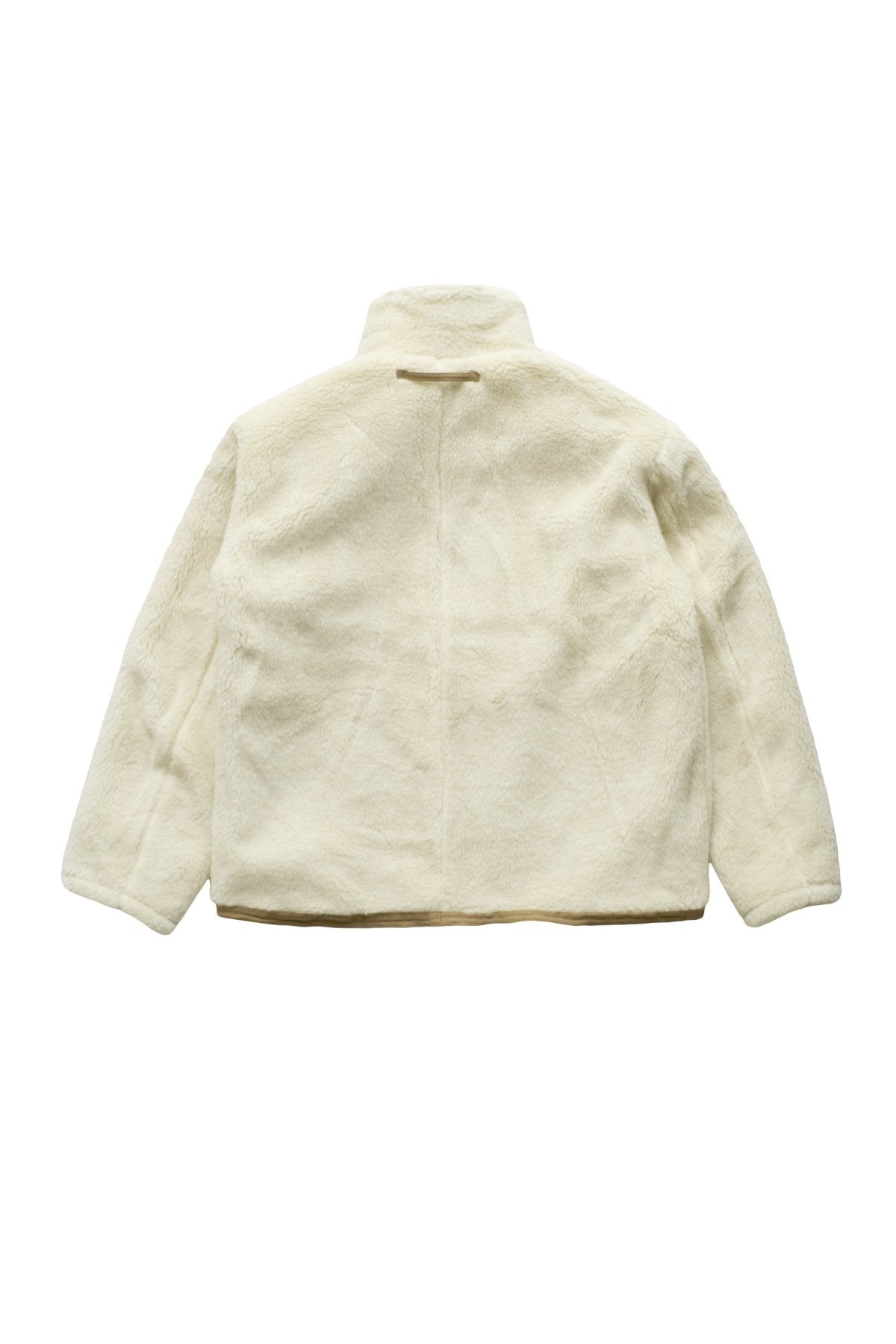 OLD JOE - ALPACA SHEARING AVIATOR JACKET - SAHARA