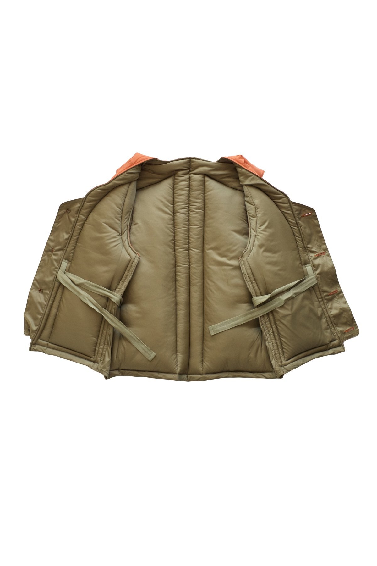 Nigel Cabourn - LIFE SAVER VEST CWC  - OLIVE/ORANGE