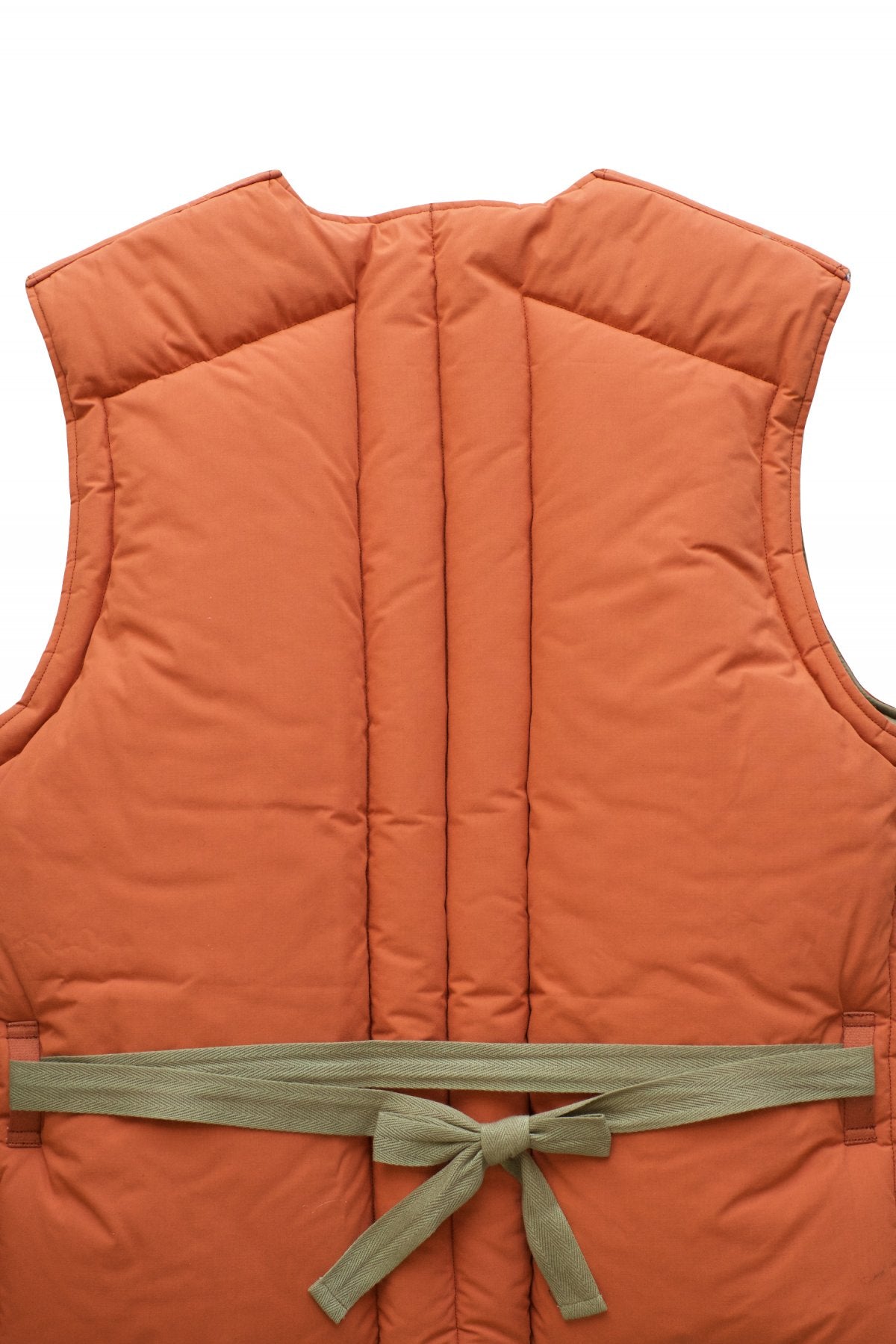 Nigel Cabourn - LIFE SAVER VEST CWC  - OLIVE/ORANGE