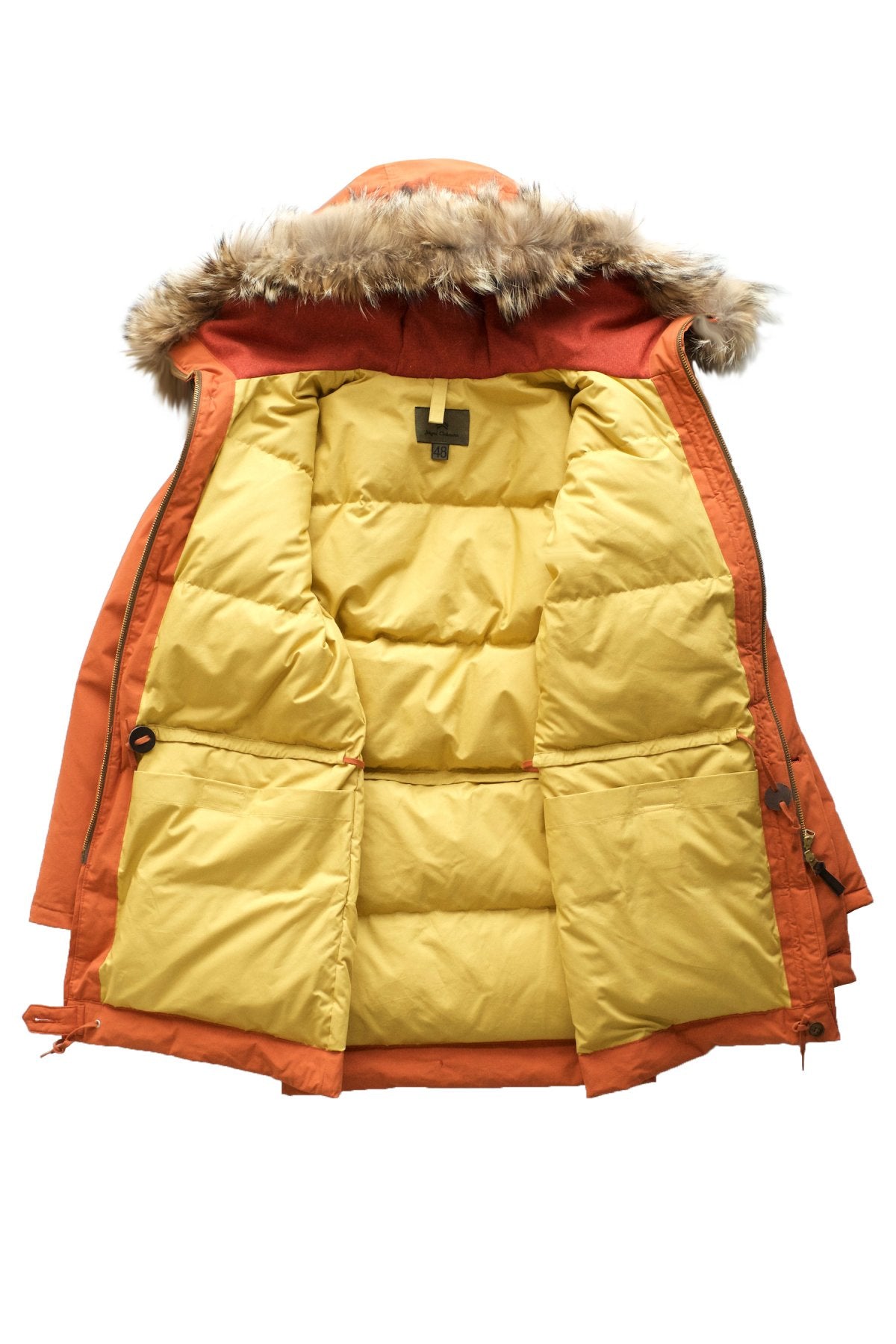 Nigel Cabourn - LONG DONKEY JACKET - DARK ORANGE
