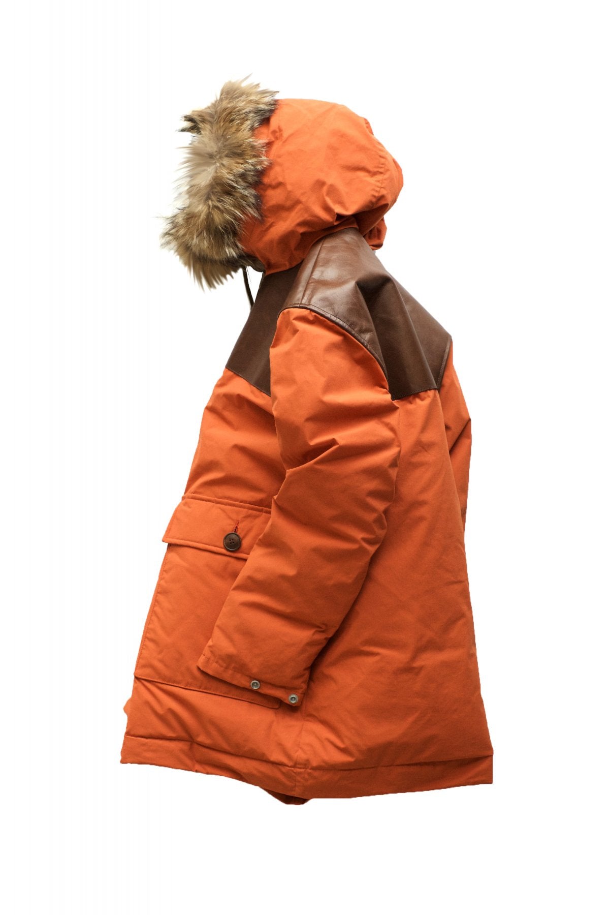 Nigel Cabourn - LONG DONKEY JACKET - DARK ORANGE