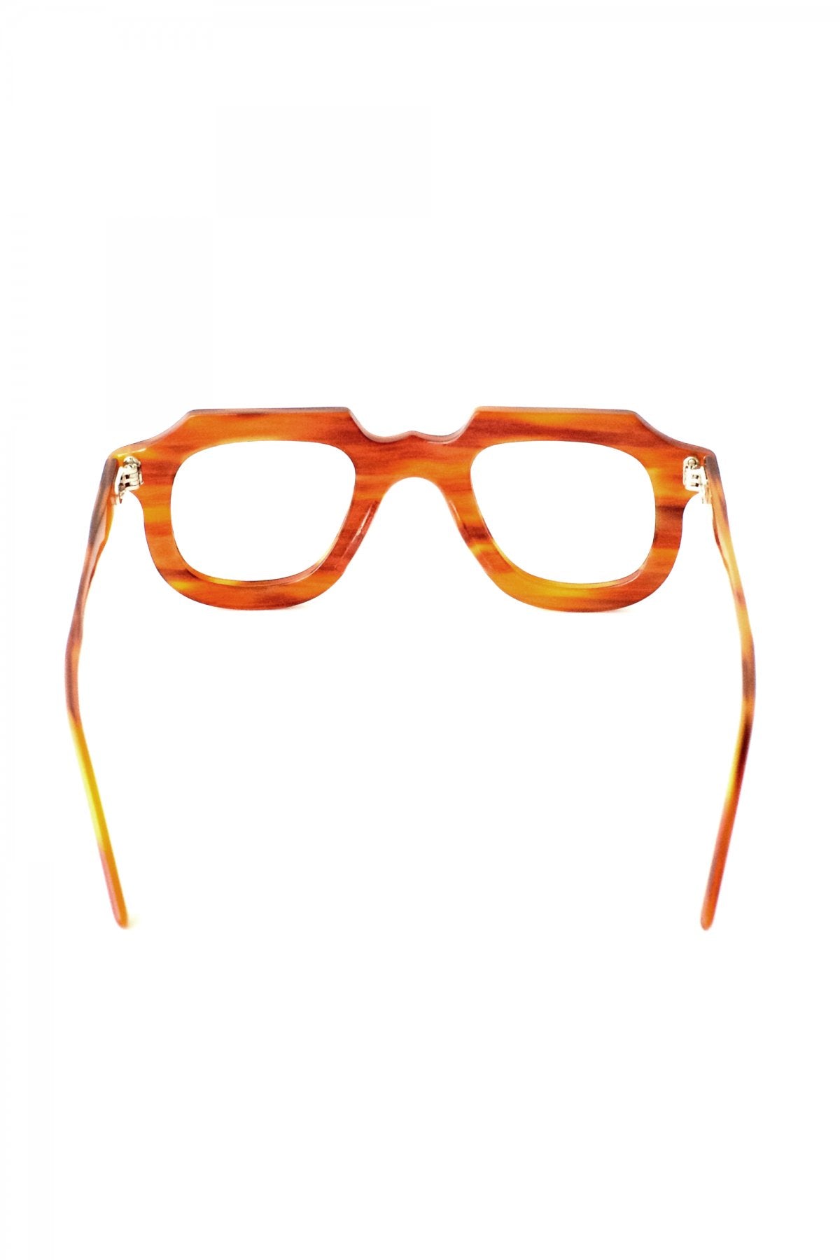 1950s HAND MADE FRANCE VINTAGE EYEGLASS GOBRIN HONEY GRAIN - OPT-403