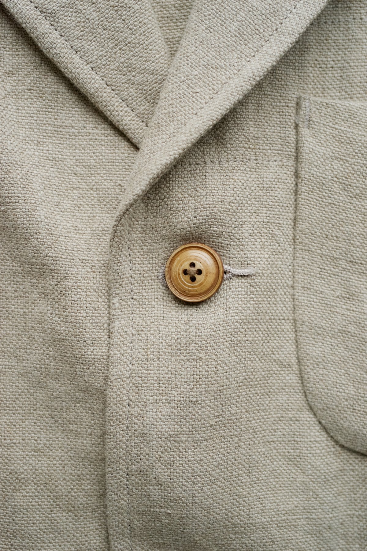 Nigel Cabourn - HOSPITAL JACKET - FRENCH LINEN IVORY