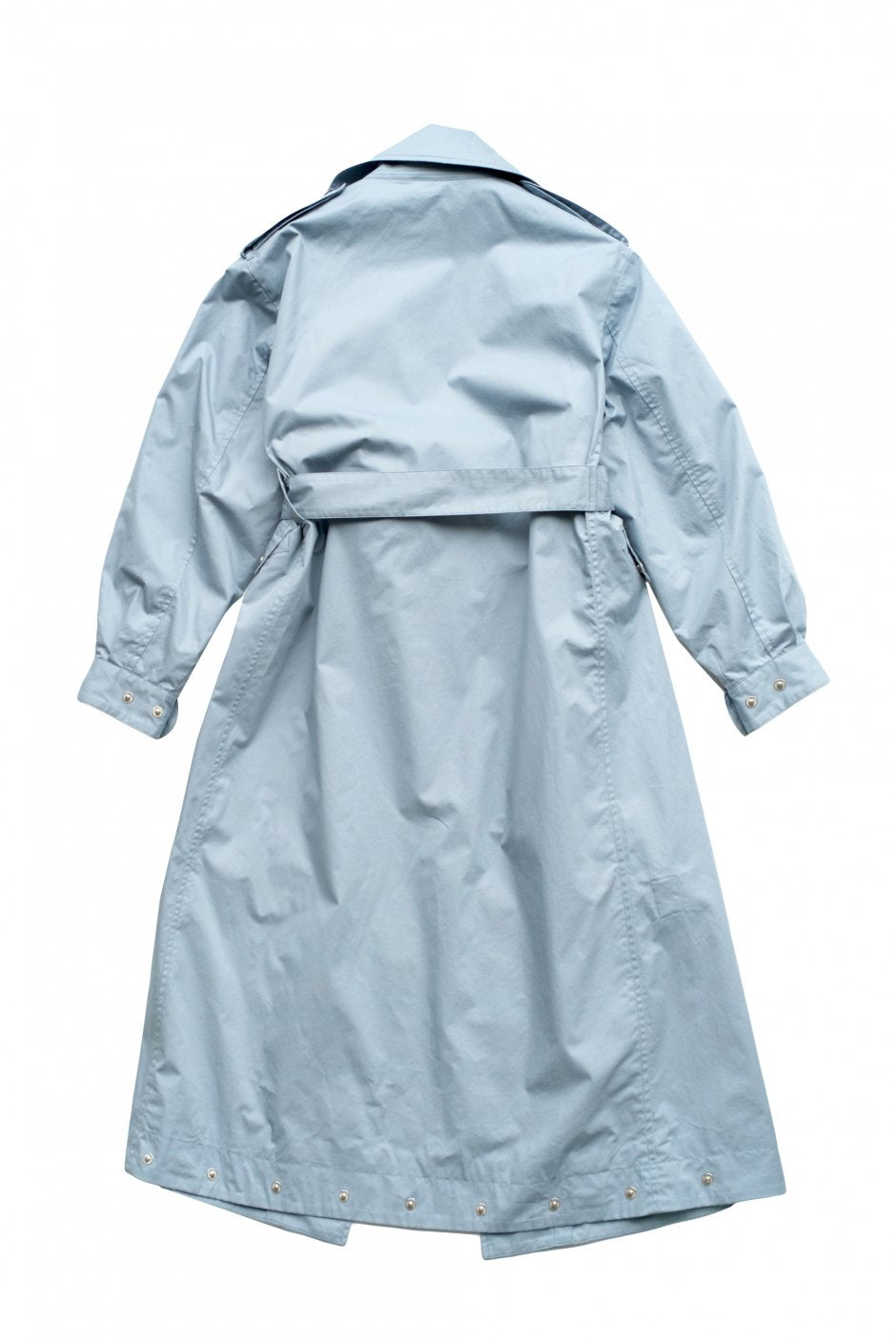 WRYHT - MOTOR CYCLE TRENCH COAT - AZUR