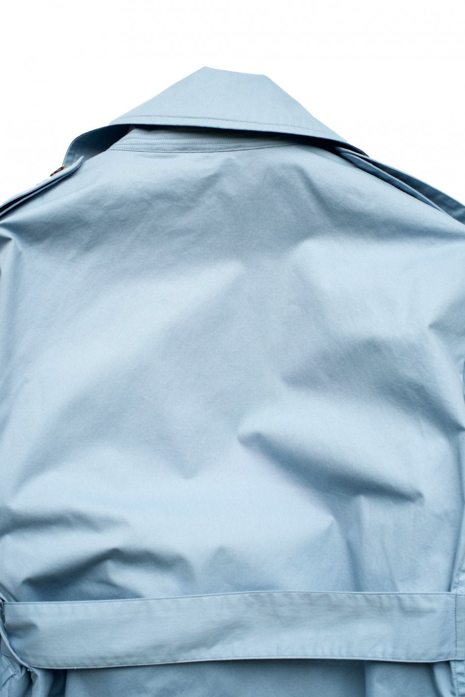 WRYHT - MOTOR CYCLE TRENCH COAT - AZUR