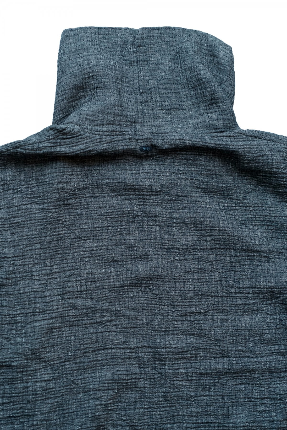 Porter Classic - SASHIKO LINEN PREMIUM PULLOVER - BLUE