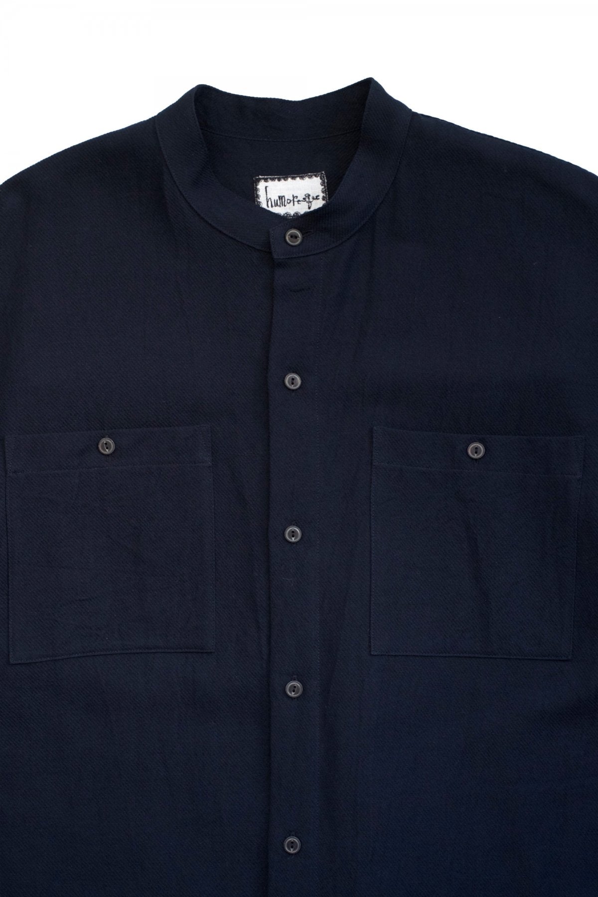 humoresque★★★ - Exclusive MEN'S SUNDAY SHIRT SHORT SLEEVE - NAVY