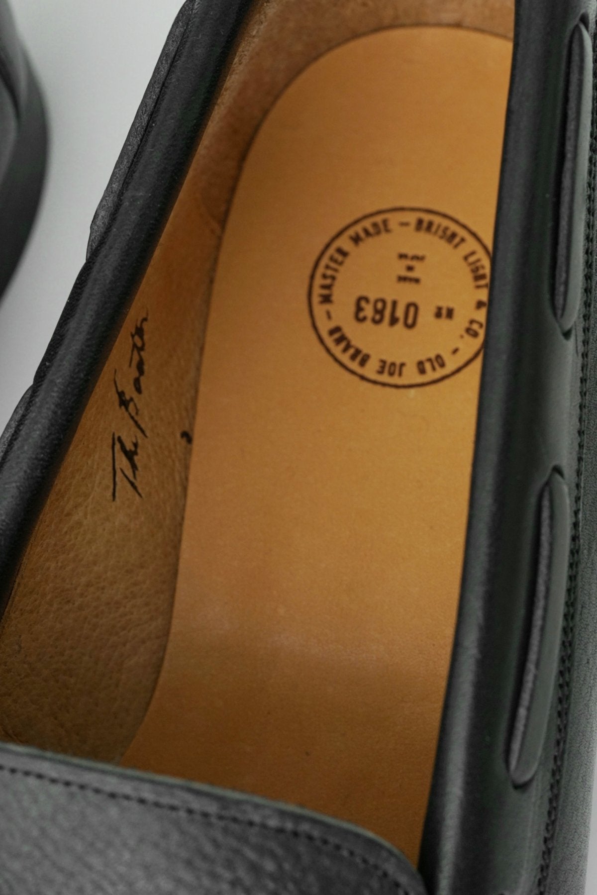 OLD JOE - "The Boater" VACHTTA LEATHER MOCCASIN SHOES - BLACK