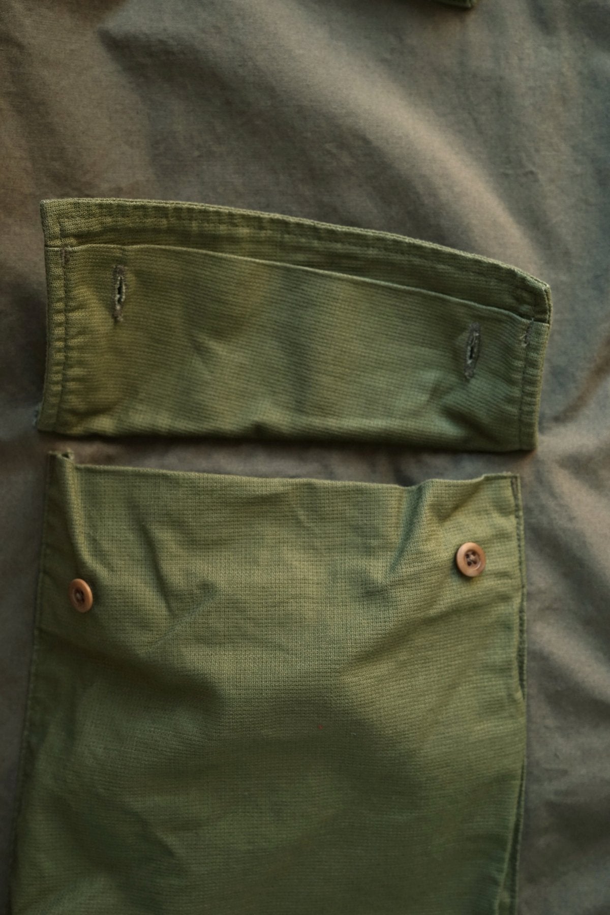 Nigel Cabourn - DESERT ARMY SHIRT S/S - OLIVE
