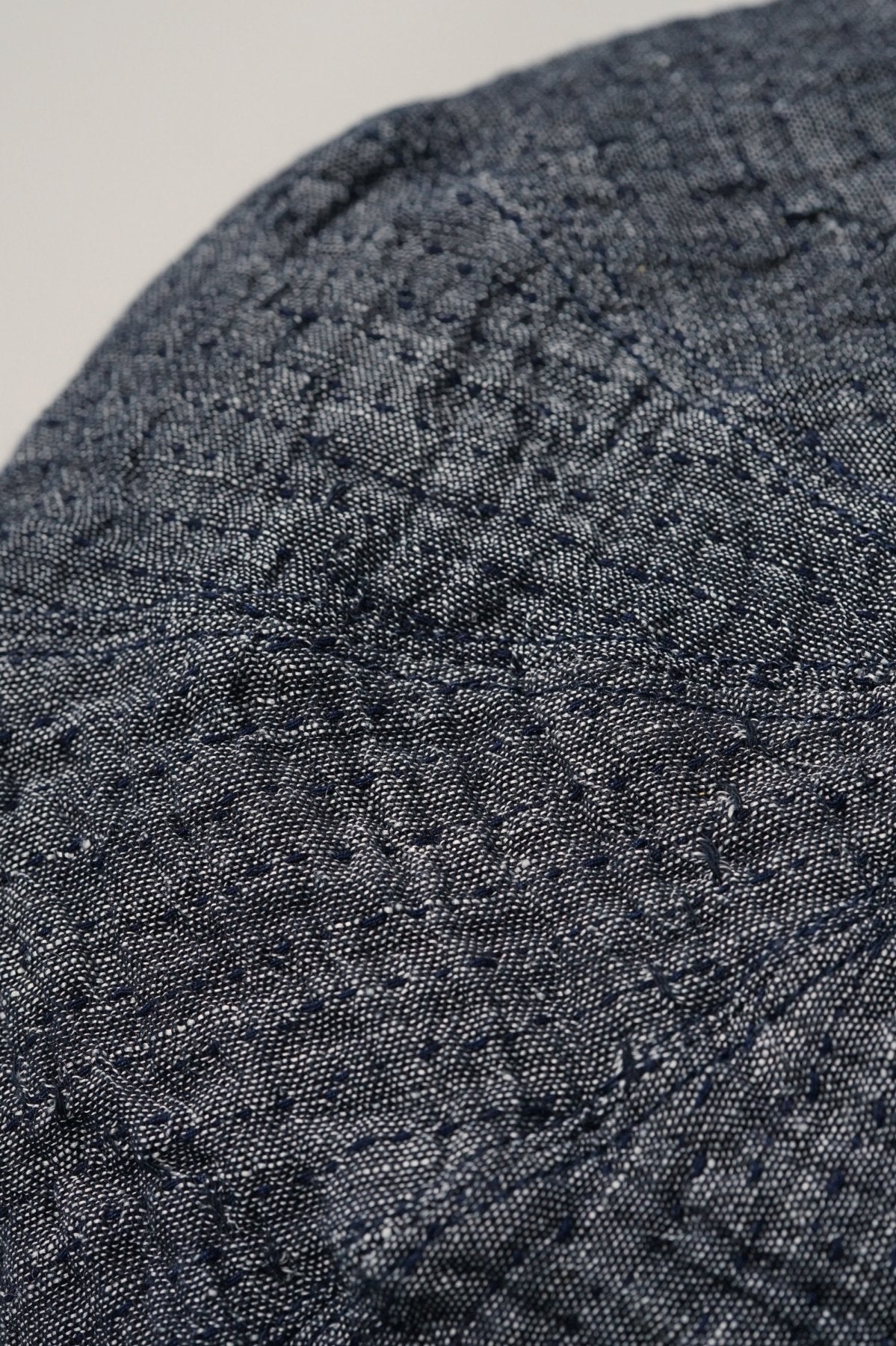 Porter Classic - SASHIKO LINEN PREMIUM SOFT BERET - BLUE