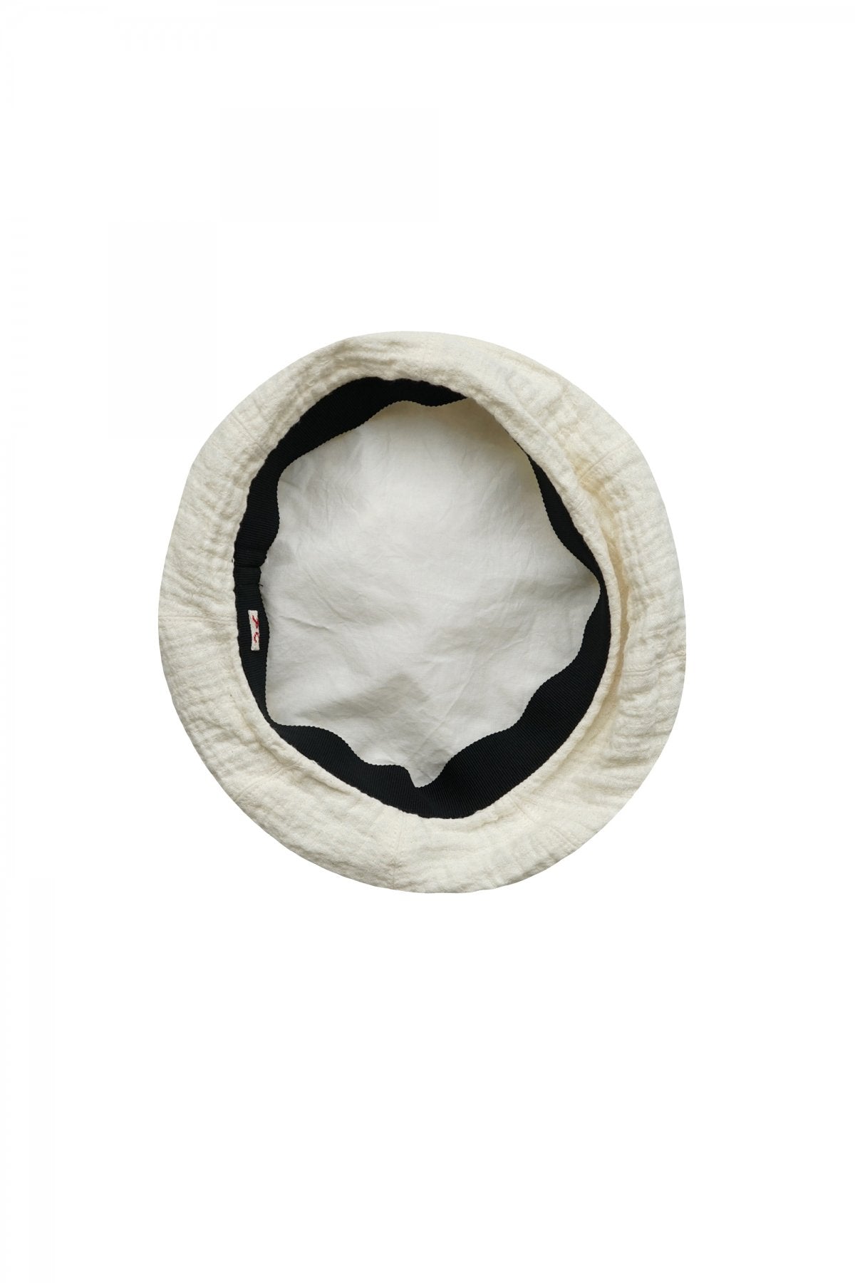 Porter Classic - SASHIKO LINEN PREMIUM SOFT BERET - WHITE