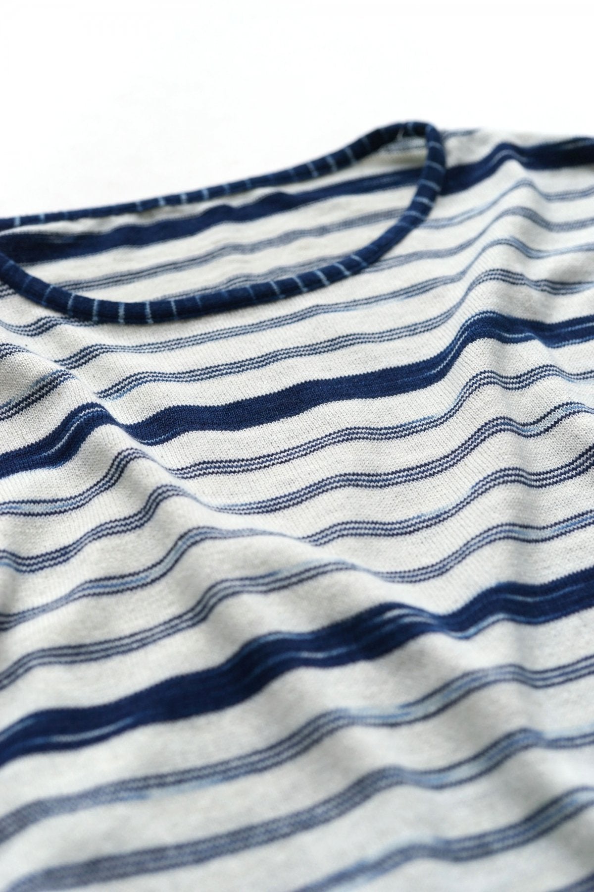 Porter Classic - KASURI KNIT LONG SLEEVE SHIRT - WHITE