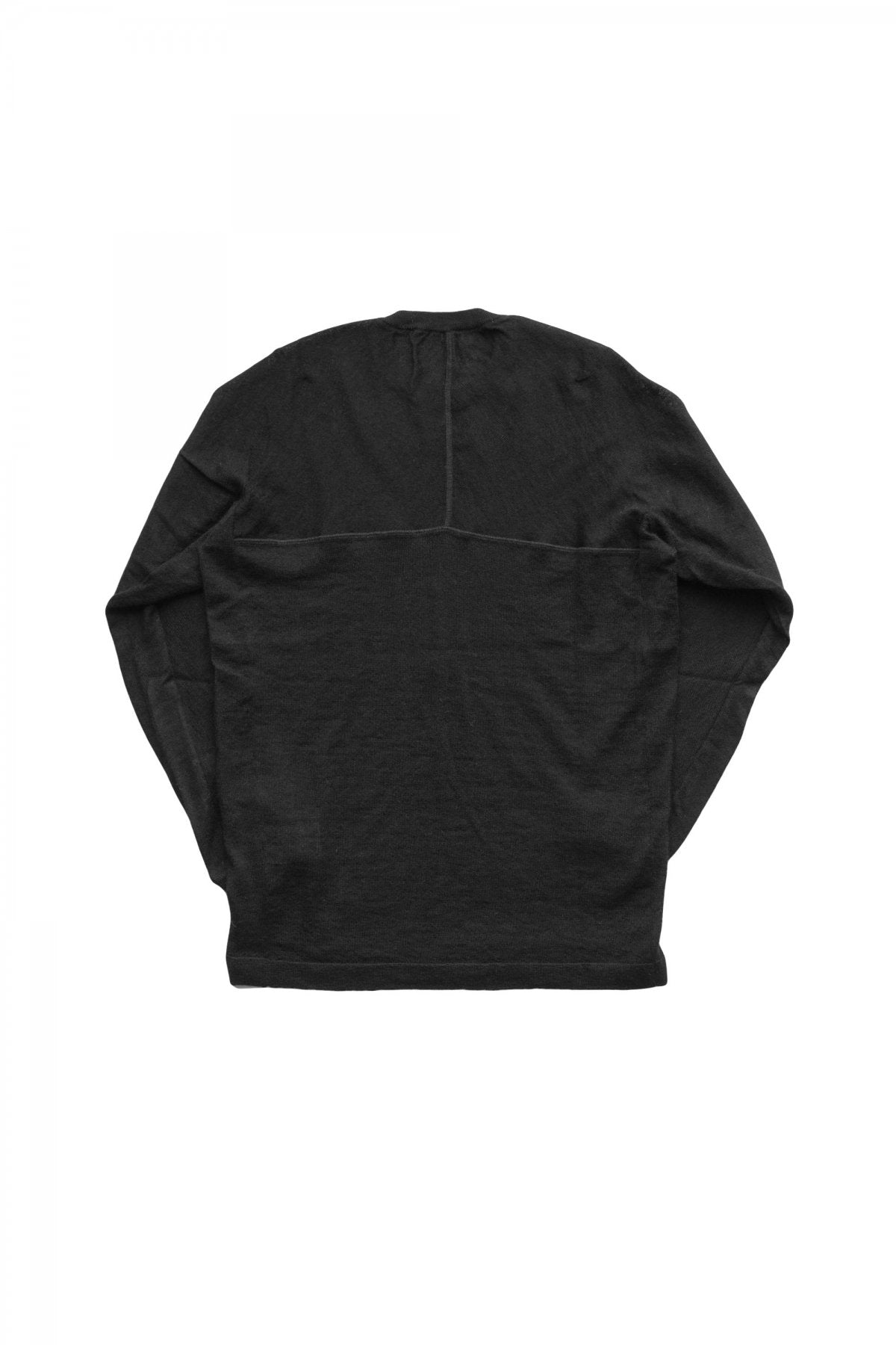 ACRONYM - S23-AK - Cashllama Long Sleeve Sweater - BLACK