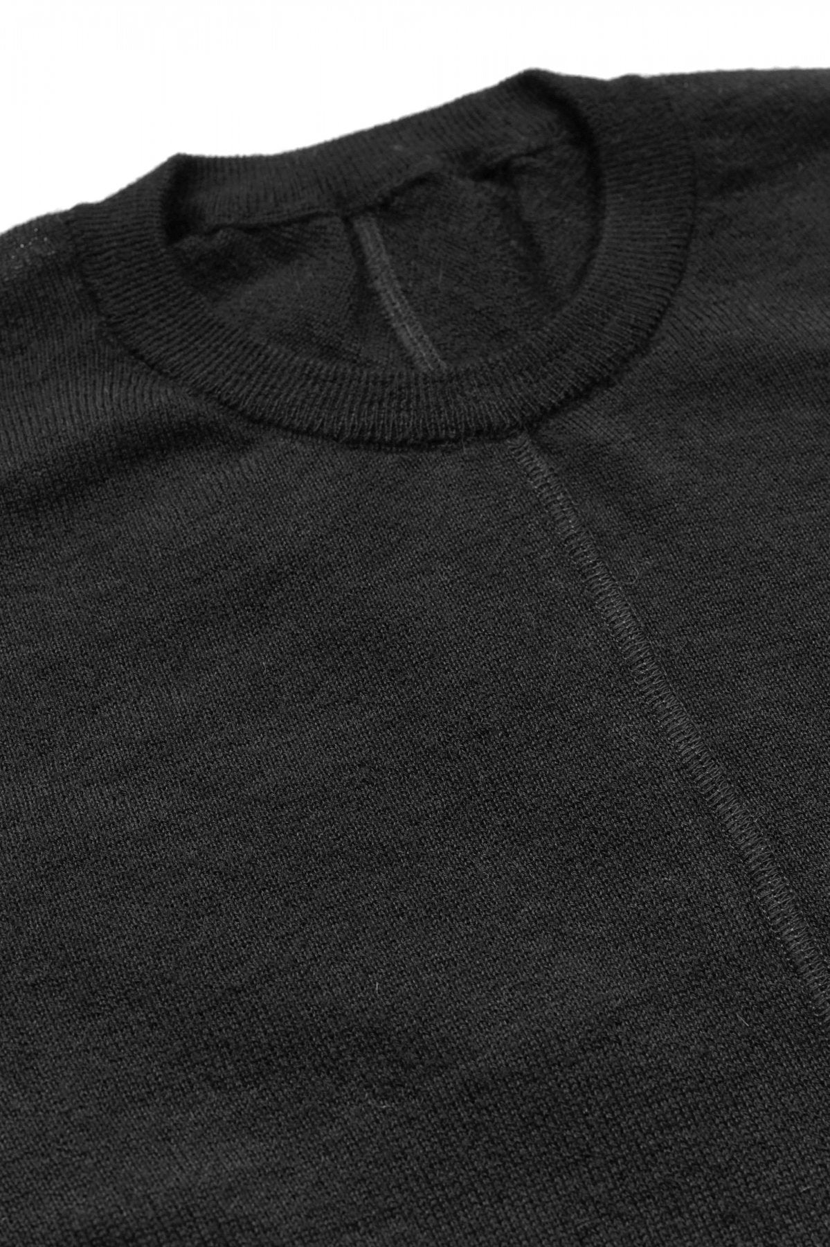 ACRONYM - S23-AK - Cashllama Long Sleeve Sweater - BLACK
