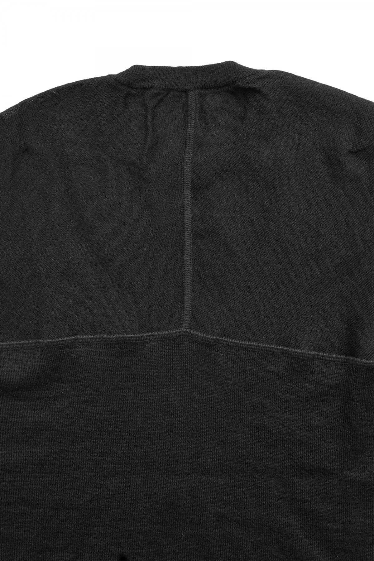 ACRONYM - S23-AK - Cashllama Long Sleeve Sweater - BLACK