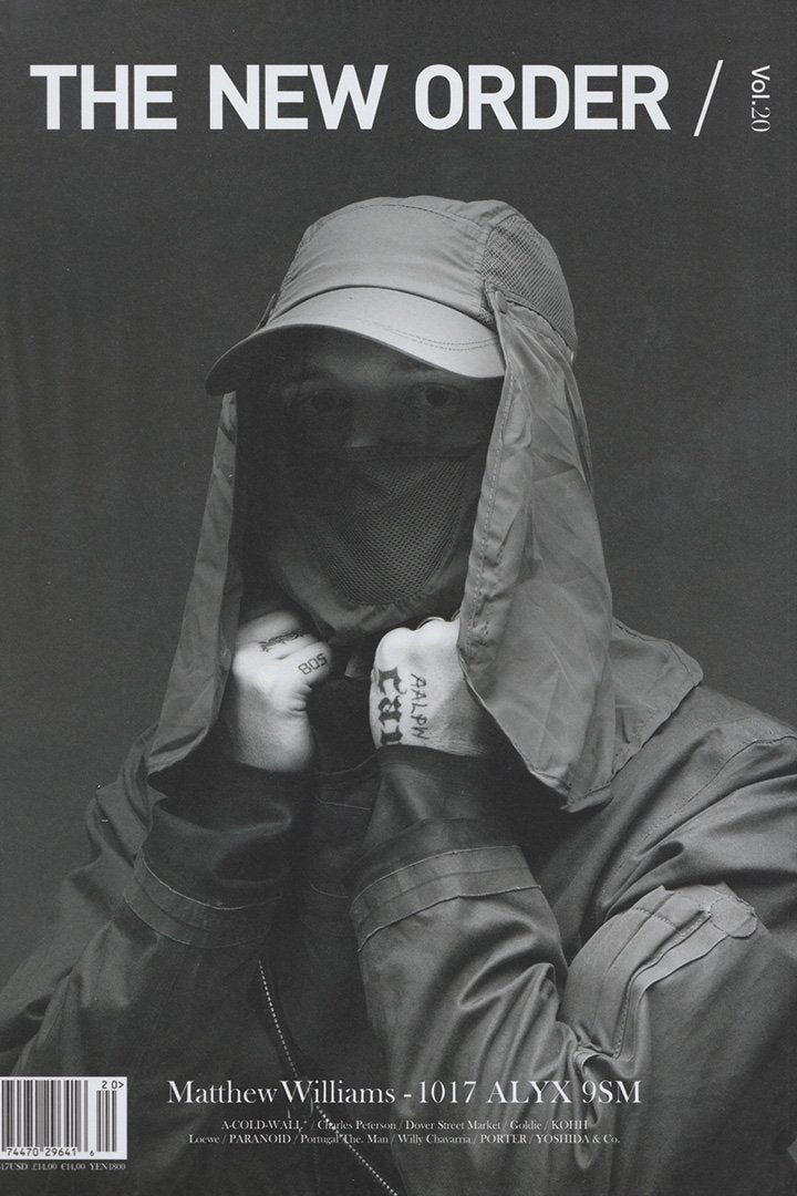 THE NEW ORDER MAGAZINE Vol.20 ( Matthew Williams - 1017 ALYX 9SM )